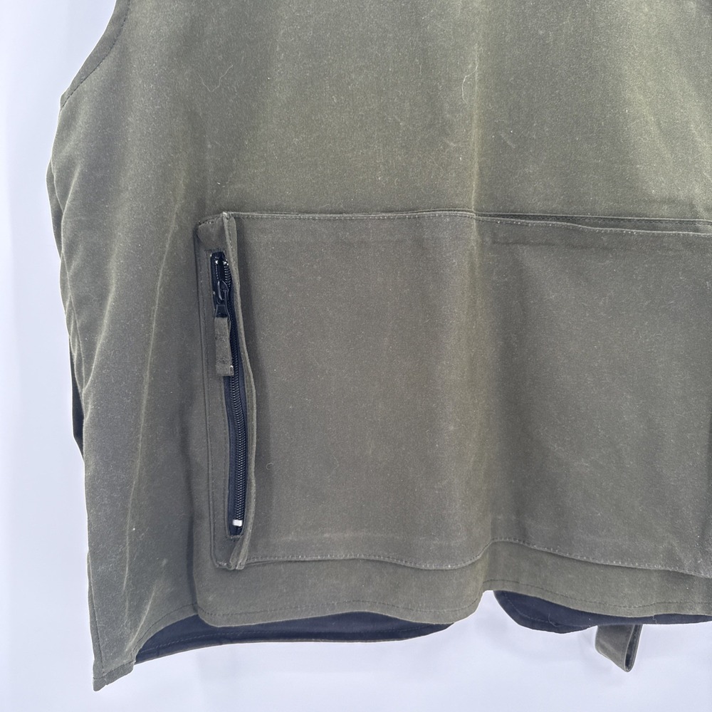 Kakadu Mens Oilskin Wax Tactical Vest Size Large Outdoors Fishing Australia - Picture 7 of 12